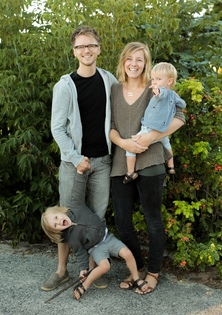 Cutris Wiklund and family