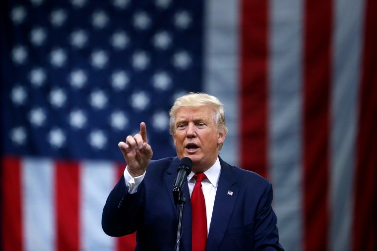 Image: Republican U.S. Presidential nominee Donald Trump attends a campaign event at the Greater Columbus Convention Center in Columbus, Ohio