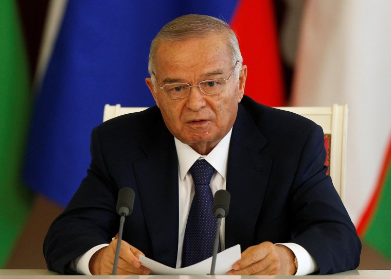 Image: Uzbekistan's President Karimov