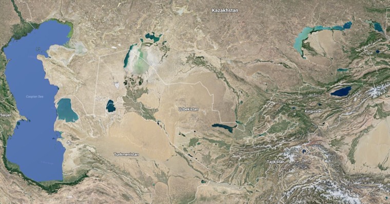 Image: Map of Central Asia