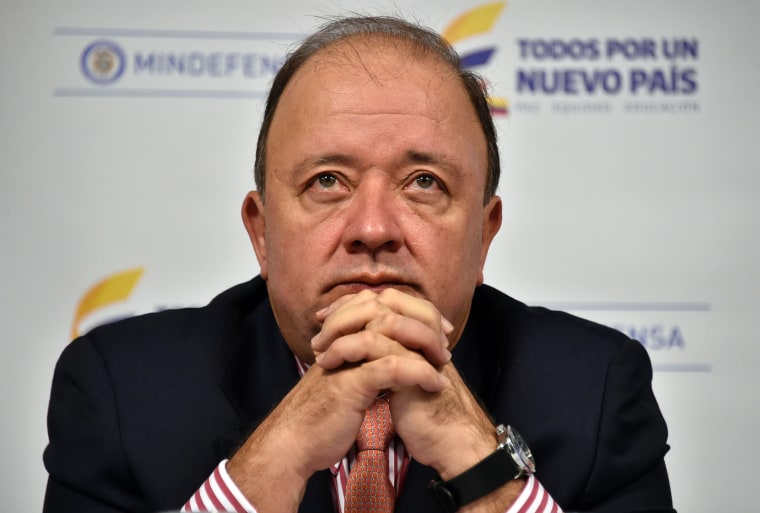 Colombian Defense Minister Luis Carlos Villegas