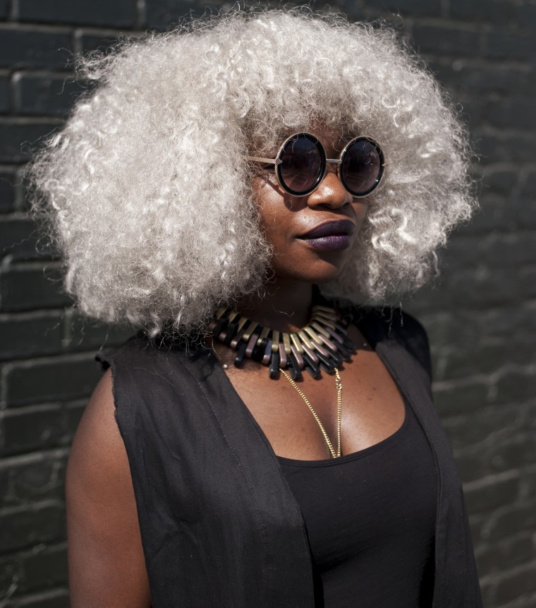 Agnes, Prince George's County, Maryland
\"I'm scared. It feels like they're just killing us everyday. It's very scary to know you're being targeted.\"
\"Afropunk, I love it. Once a year I get a chance to express myself. Within these two days I can really be myself and just feel free.\"