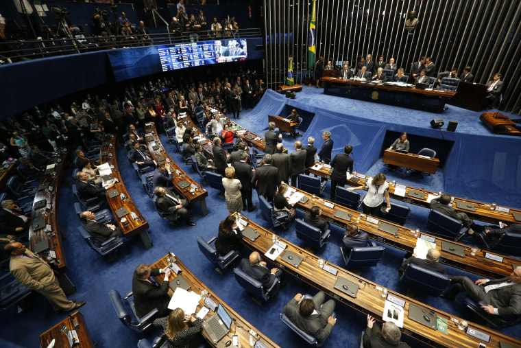 Image: Brazil Lawmakers Vote On Impeachment of President Dilma Rousseff