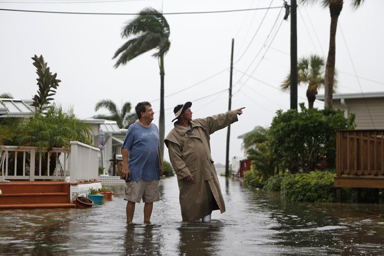 Image: Tropical Storm Hermine Bears Down On Florida's Gulf Coast