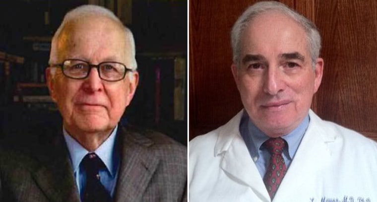 Paul R. McHugh, M.D (left) and Lawrence S. Mayer, M.B., M.S., Ph.D. (right)