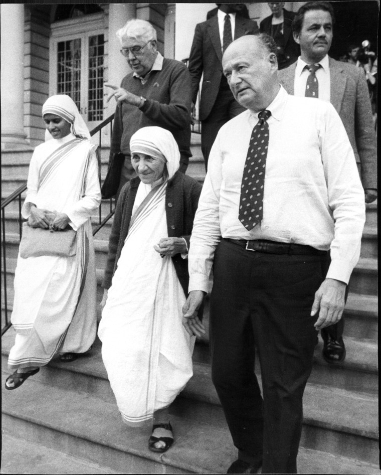 Mayor And Mother Theresa
