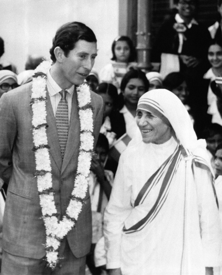 Prince Charles Et Mere Teresa