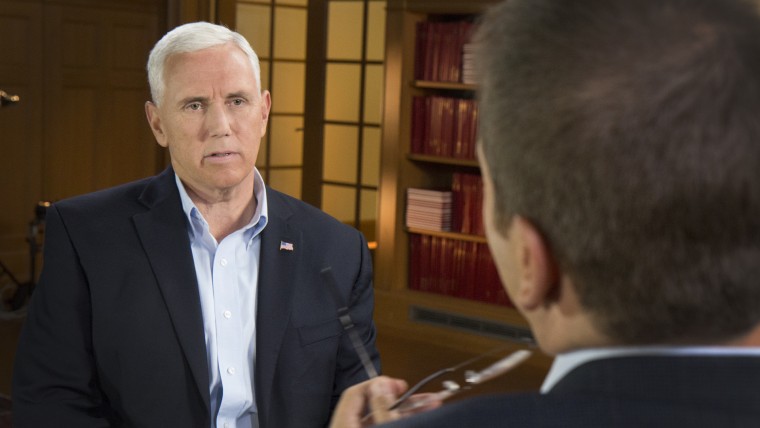 Mike Pence Offers Little Clarity On Trump s Immigration Plan