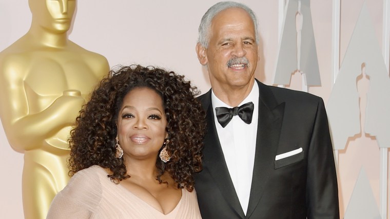 Oprah Winfrey and Stedman Graham