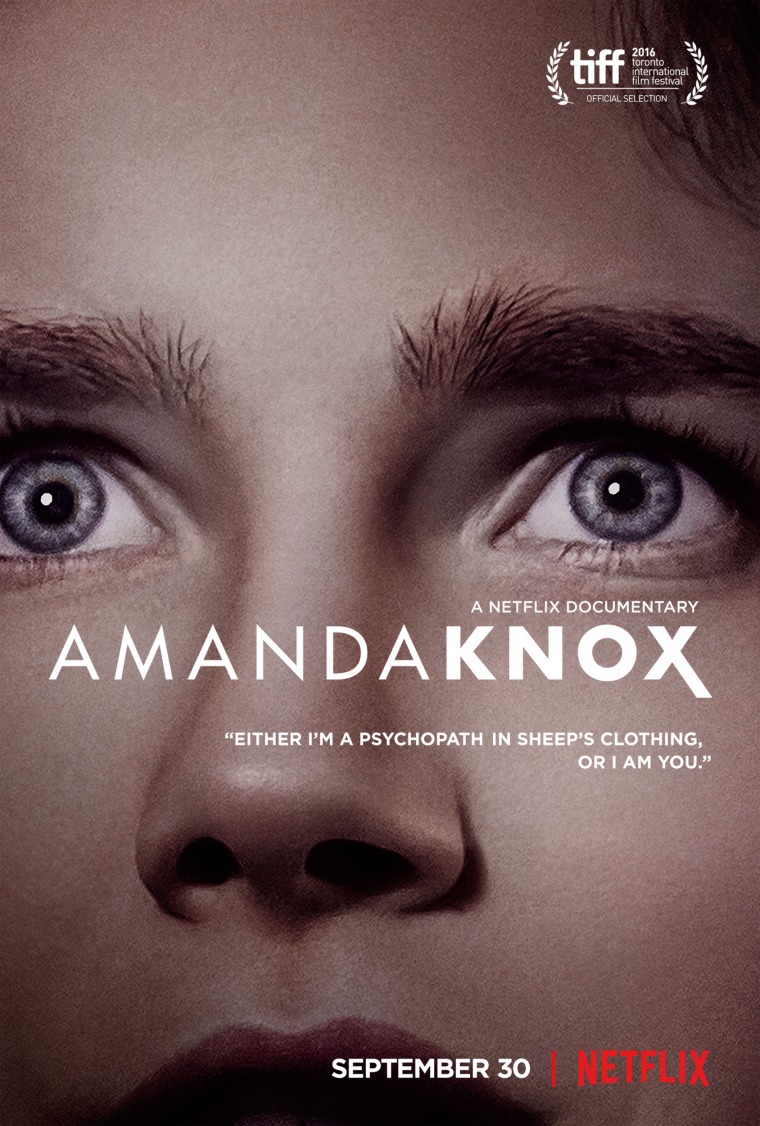 amanda knox netflix movie poster