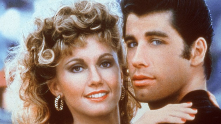 John Travolta and Olivia Newton-John