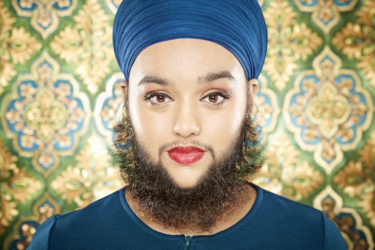 Youngest female with a full beard