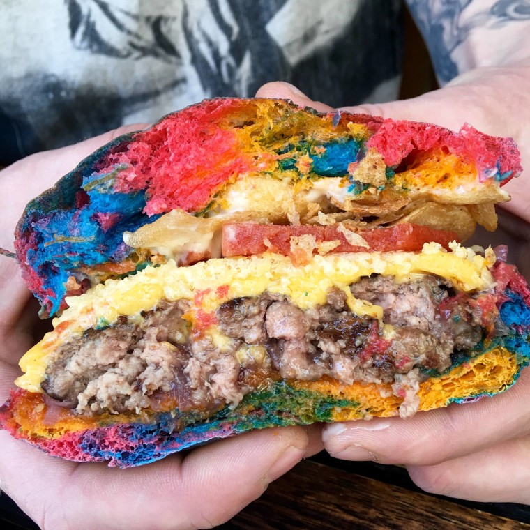 Rainbow Burger