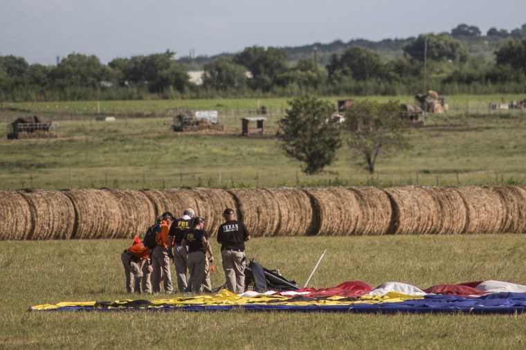 Image: Texas balloon crash