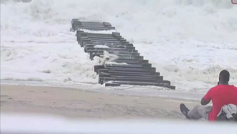 IMAGE: Hermine waves in Delaware