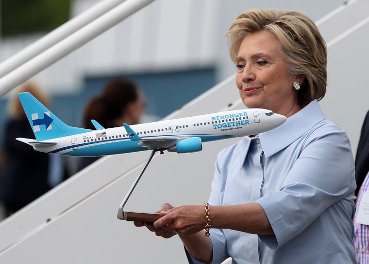 Image: *** BESTPIX *** Hillary Clinton Campaigns On Labor Day In Ohio And Iowa