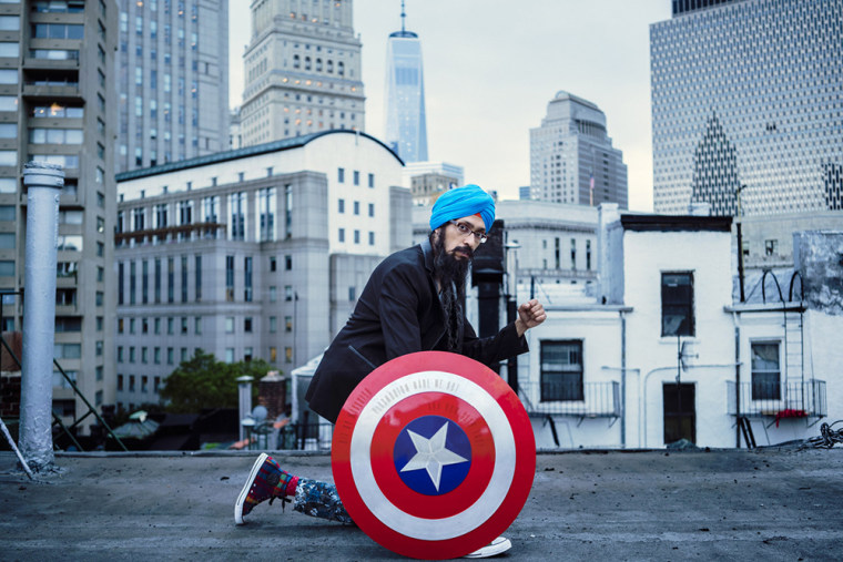 "Bit by mosquito / plasmodium made me hot / and now sexy too?" - "Sikh Captain America" Vishavjit Singh