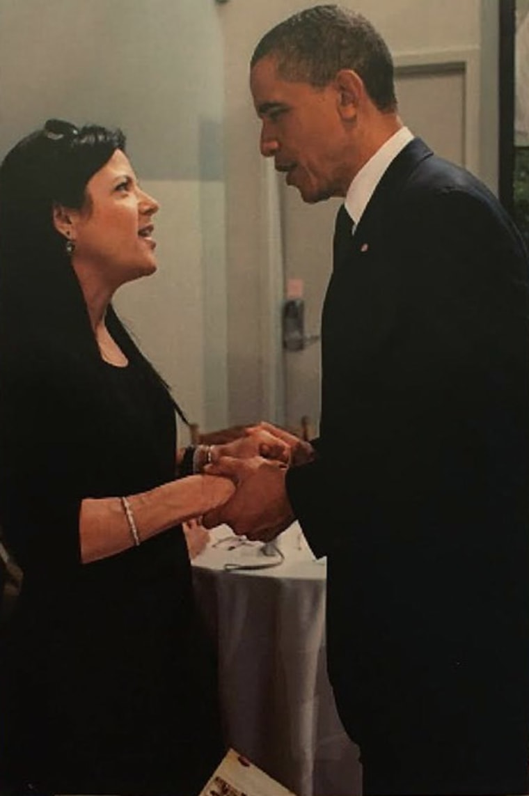 Lisa Paterson meets with President Barack Obama in May of 2011.