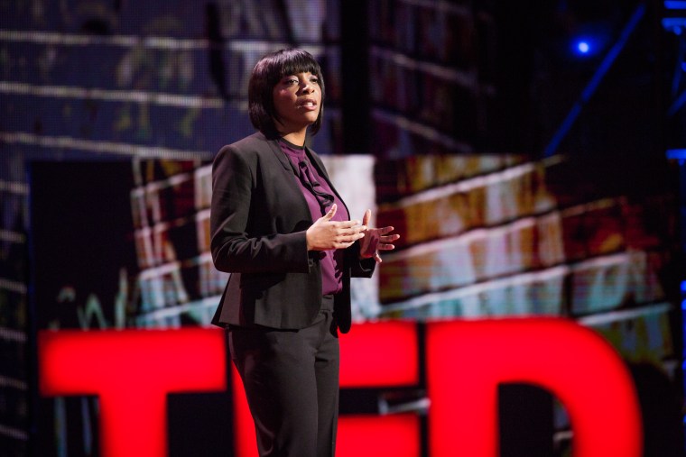 Nadia Lopez speaks at TED Talks Live -- Education Revolution, November 2, 2015, The Town Hall, New York City.