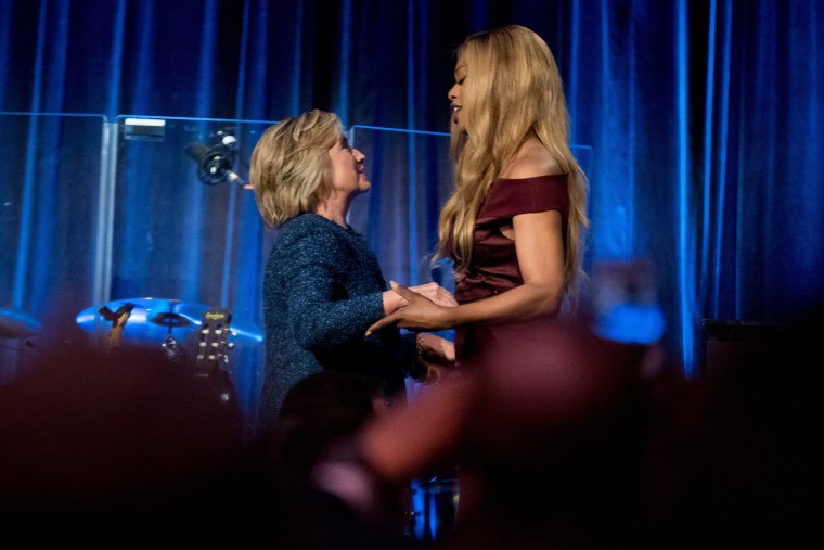 Image: Hillary Clinton, Laverne Cox