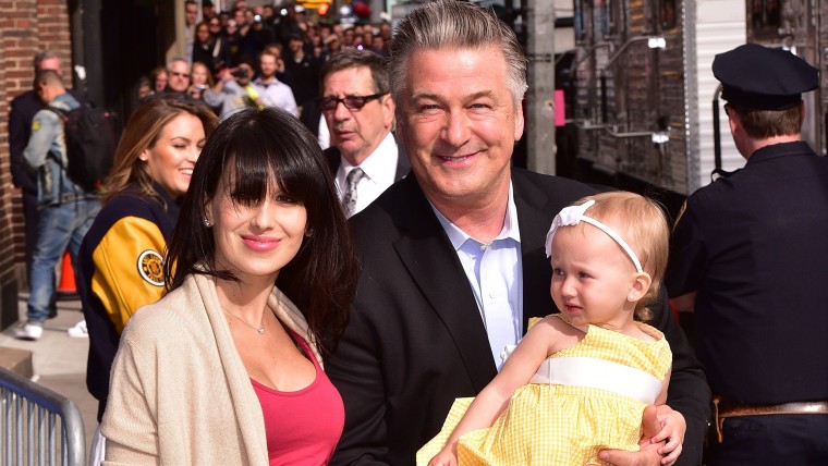 Hilaria Baldwin, Carmen Baldwin and Alec Baldwin