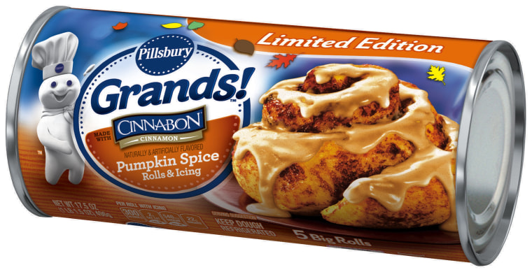 Pillsbury Cinnabon Pumpkin Spice Cinnamon Rolls