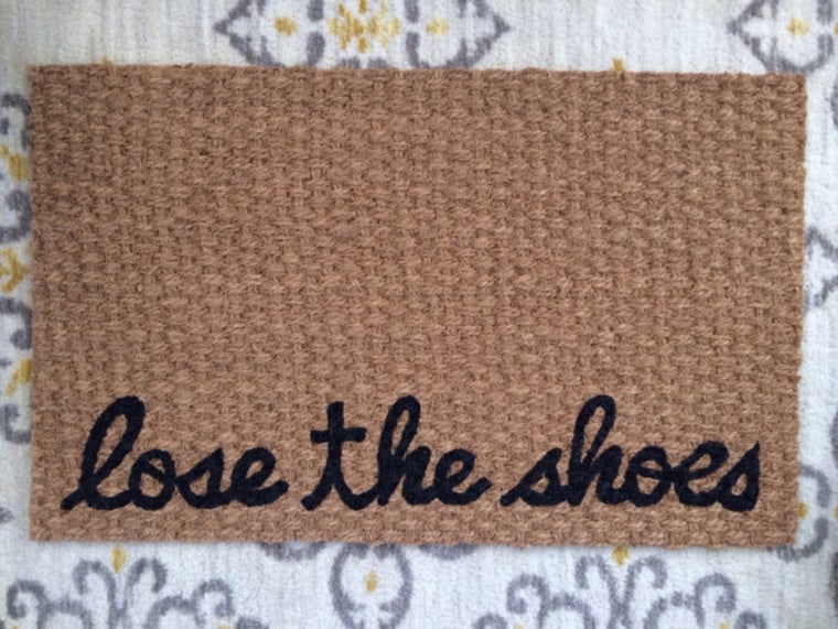 Lose The Shoes Welcome Mat