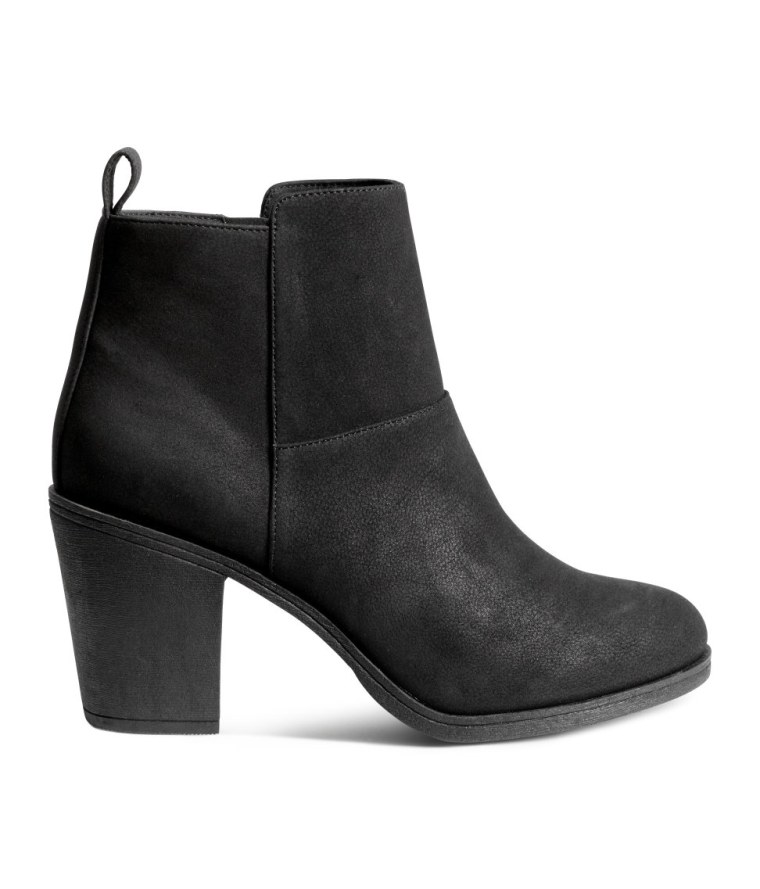 H&amp;M leather ankle boots