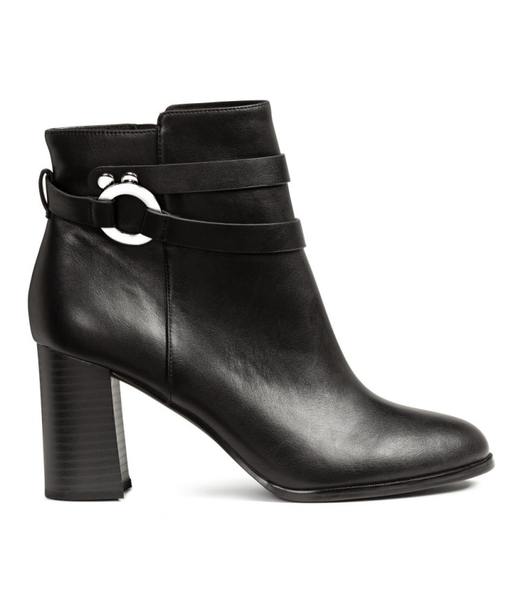 H&amp;M leather ankle boots