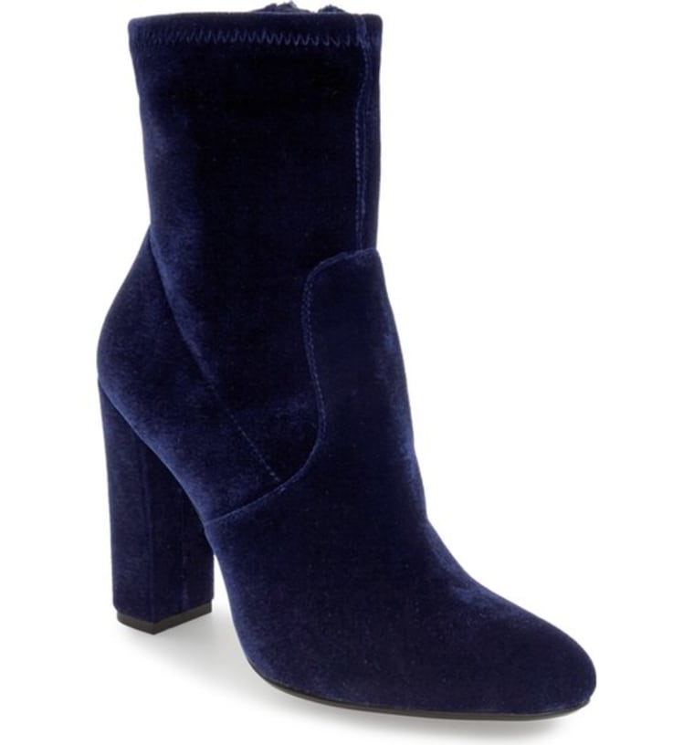 Steve Madden velvet ankle boots