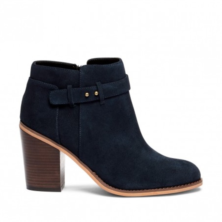 Sole Society heeled suede ankle boots