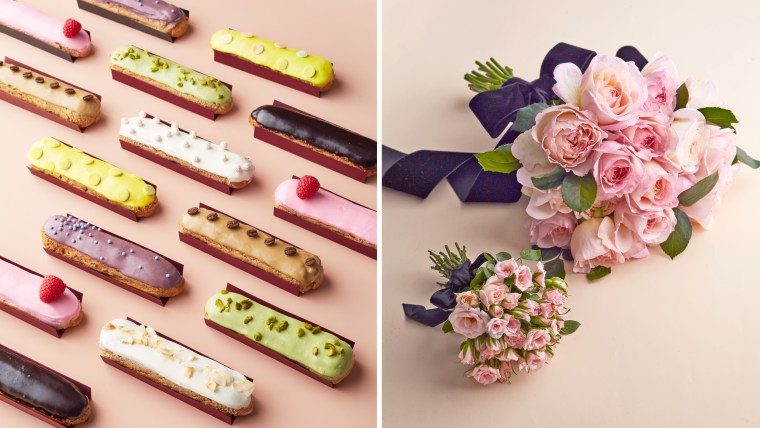 Eclairs / Flower Bouquet