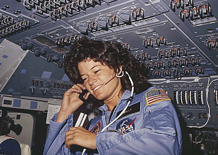 Image: Sally Ride in June 1983