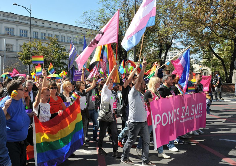 Gay Pride March in Serbia