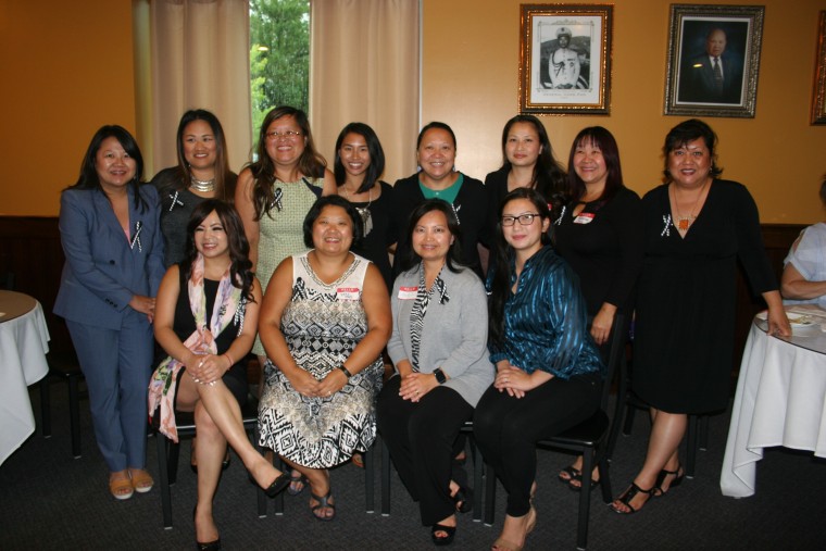 The executive committee and founding members of Maiv PAC. Top from left: Thao Mee Xiong, KaYing Thao, Kao Ly Illean Her, Julie Vang, Bo Thao Urabe, Pa Chua Vang, Kazoua Yang and KaYing Yang. Bottom from left: Susan Vue, Terri Thao, Maychy Vue, Pang Foua Xiong
