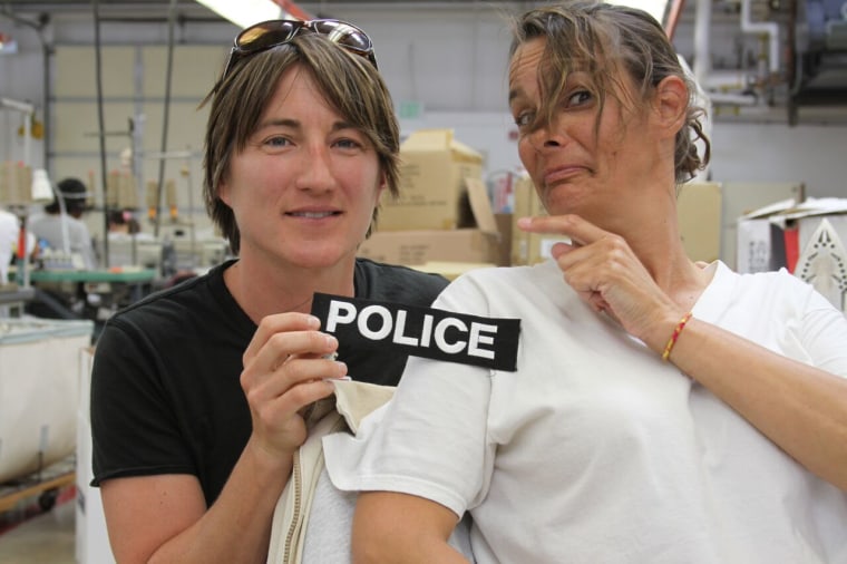 The IF Project's Detective Kim Bogucki with Renata Abramson.