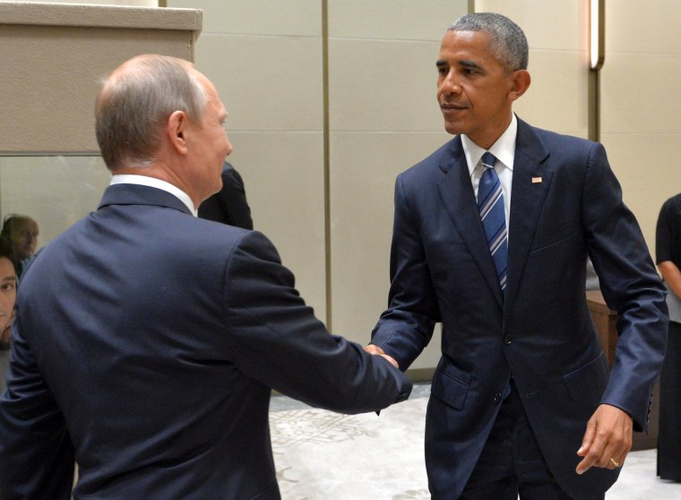 Image: Vladimir Putin, Barack Obama