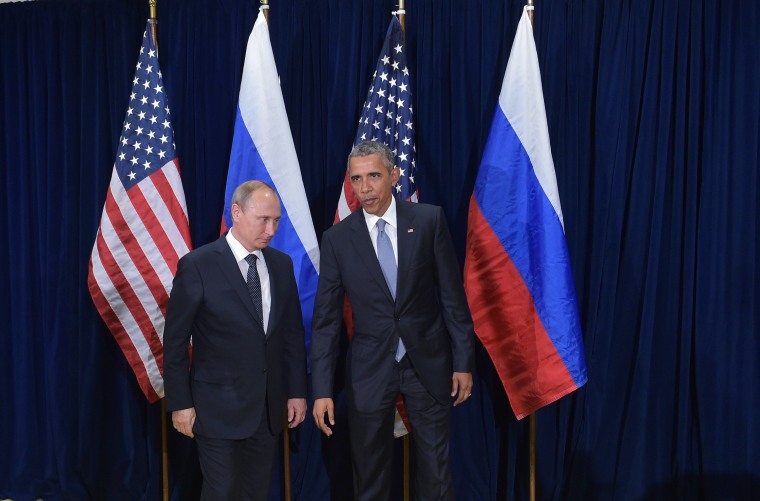 Image: Vlaidmir Putin and Barack Obama