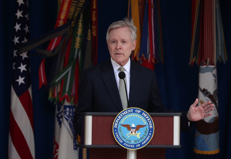 Navy Secretary Ray Mabus Speaks At The Pentagon's LGBT Pride Month Ceremony