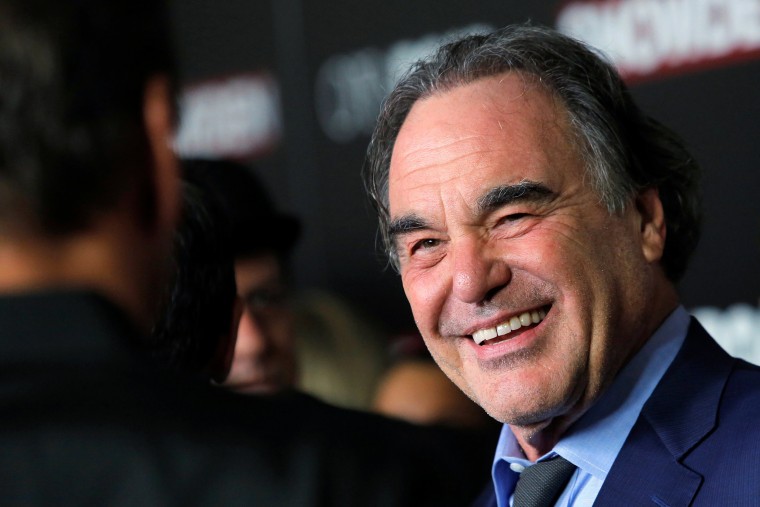 Image: Director Oliver Stone attends the premiere of the film "Snowden" in Manhattan, New York