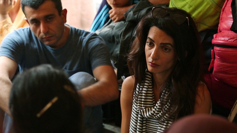 IMAGE: Amal Clooney in northern Greece