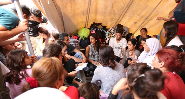 IMAGE: Amal Clooney in northern Greece