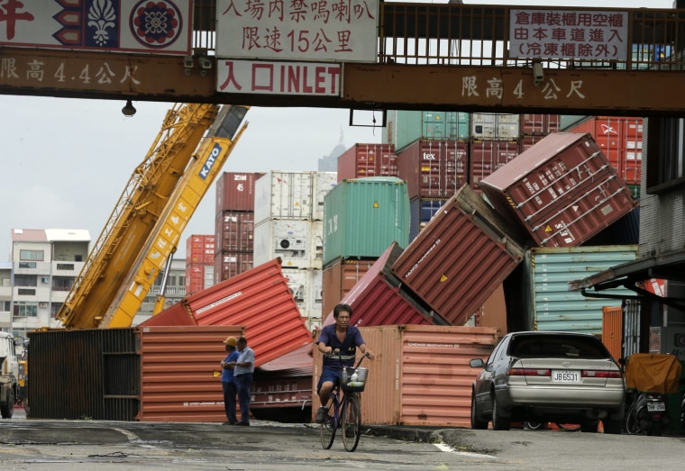 Image: Super Typhoon Meranti aftermath in Taiwan
