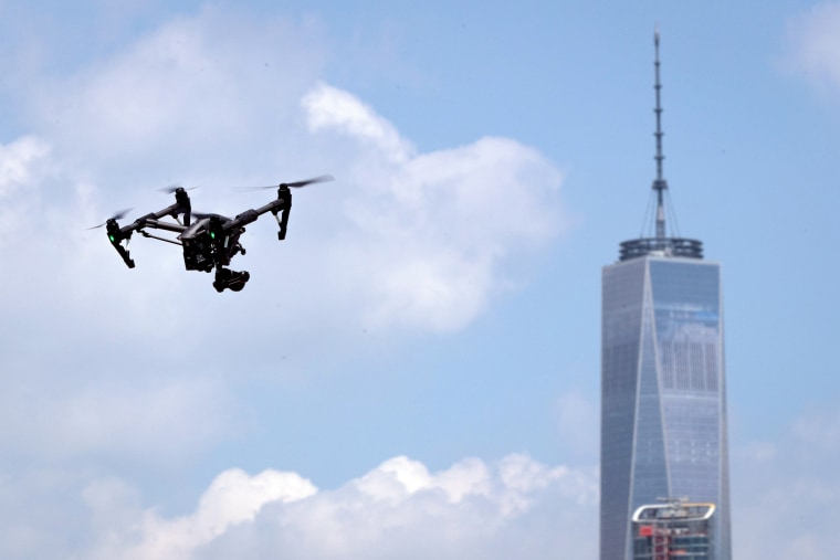 Image: Drone Racing Event Held On New York City's Governors Island