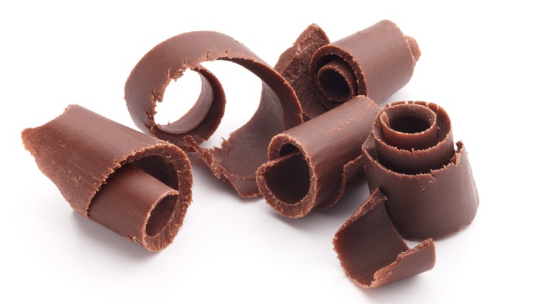 Chocolate shavings