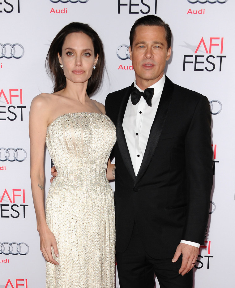 Angelina Jolie and Brad Pitt