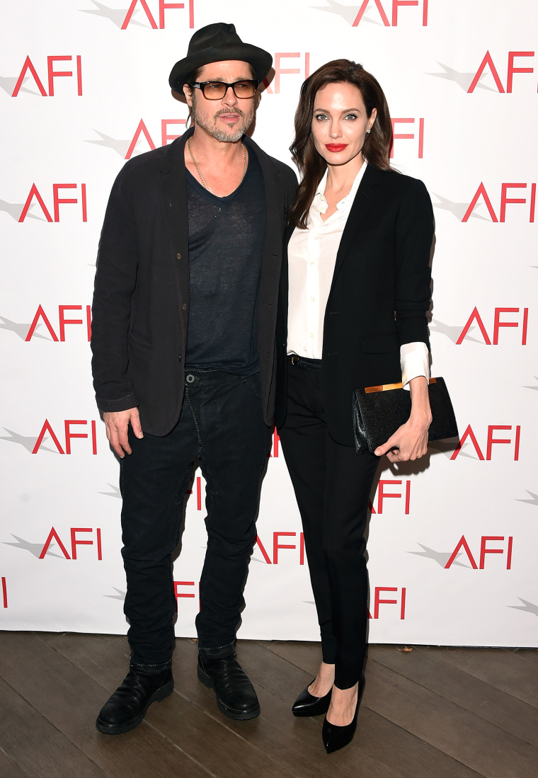 Brad Pitt and Angelina Jolie at 15th Annual AFI Awards - Arrivals