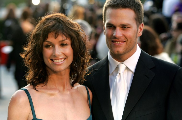 Actress Bridget Moynahan and quarterback Tom Brady