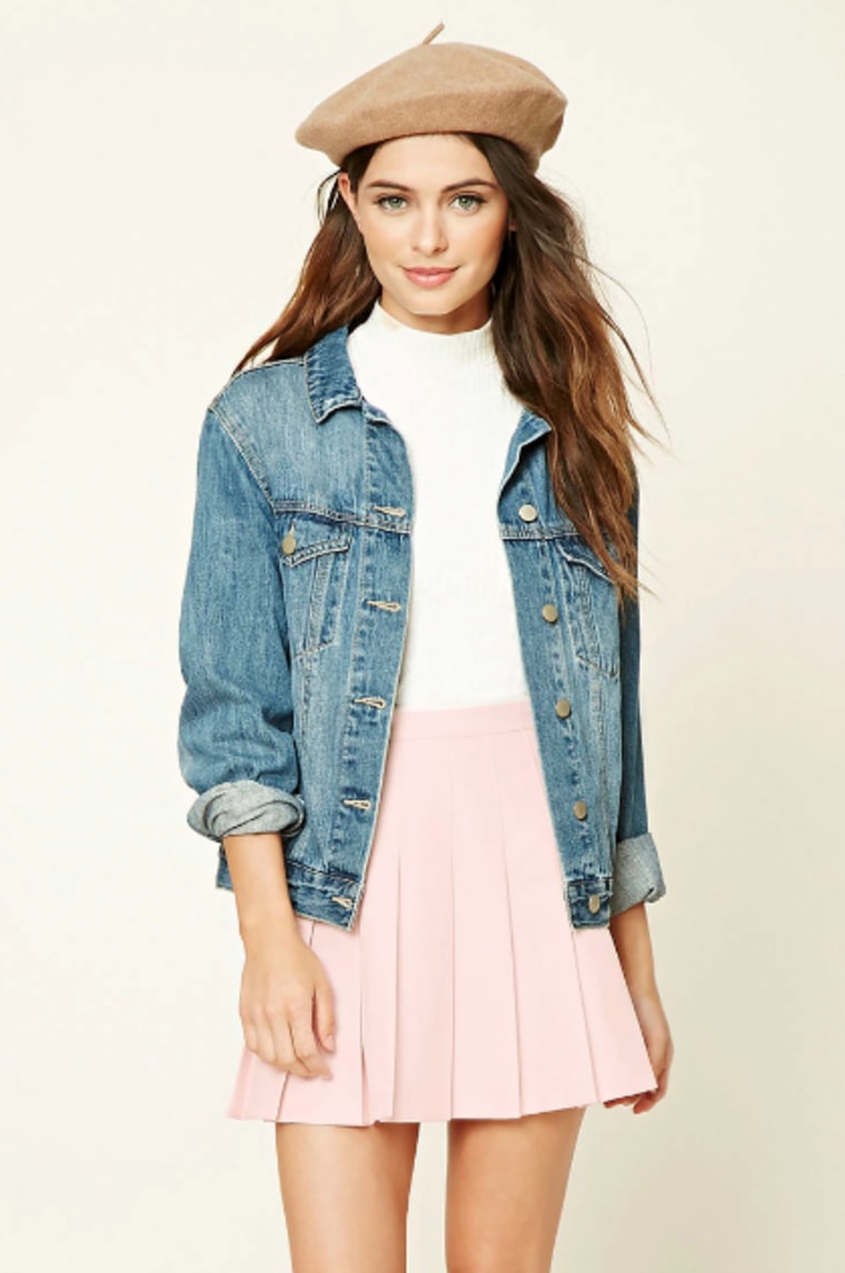 Forever 21 pleated mini skirt