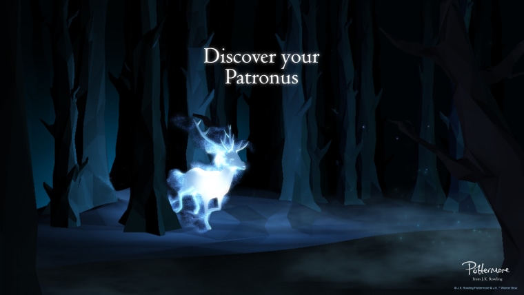 The Patronus quiz on Pottermore